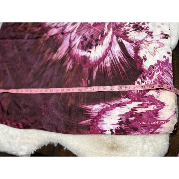 Vince Camuto multicolored big Flower scarf - Picture 3 of 7